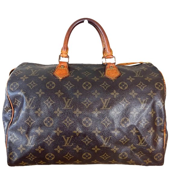 Authentic Louis Vuitton Speedy Satchel Monogram Bag LV Handbag Vintage